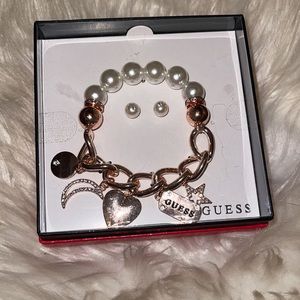NWT Guess bracket and earrings